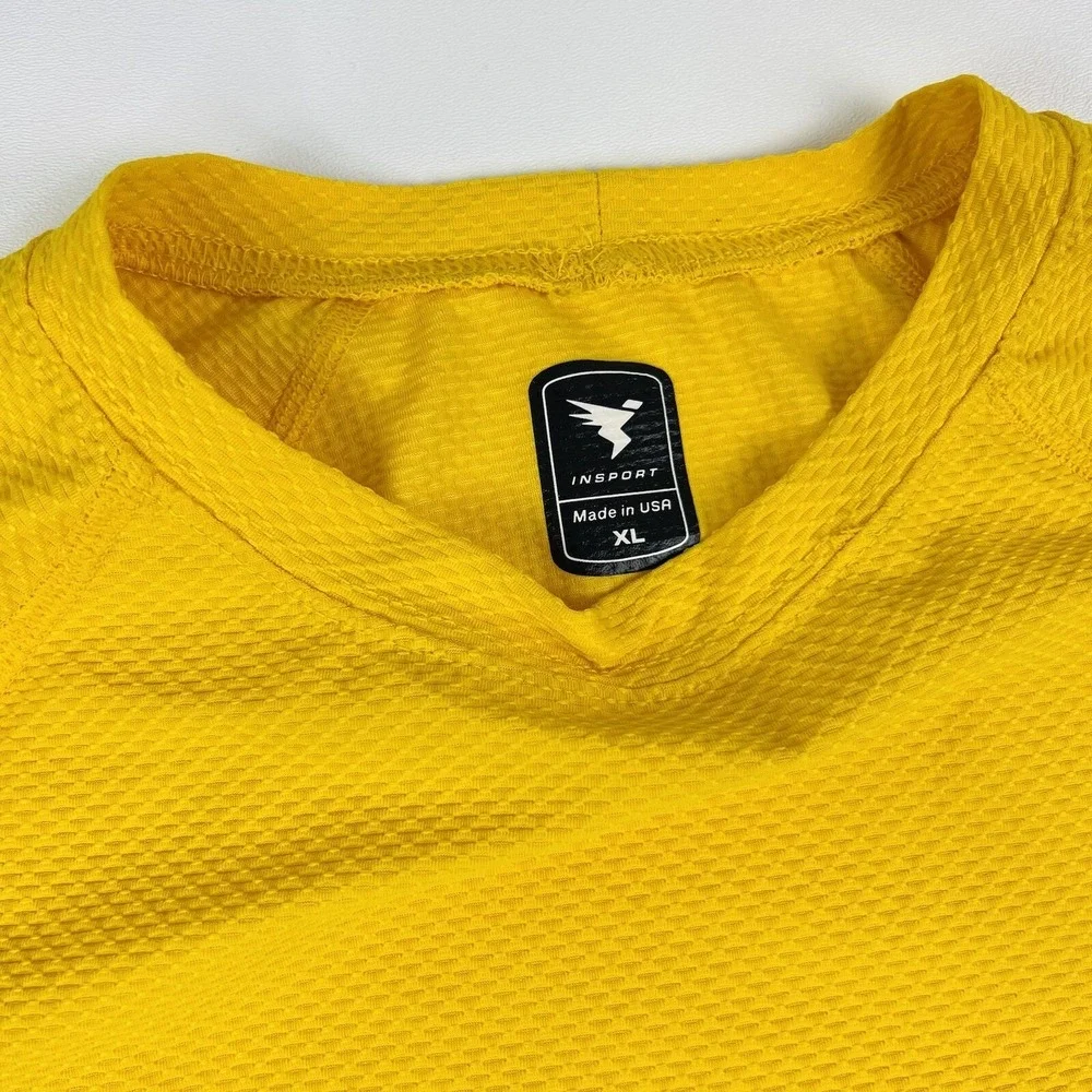 Insport Lot of 2 Riding‎ Shirts Long Sleeve Polartech Pullover XL Gray & Yellow - Picture 5 of 11